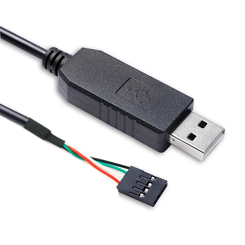USB to asynchronous serial data cable with +3.3V TTL level UART signals